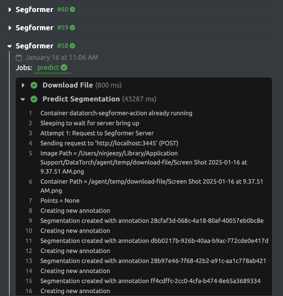 Pipelines Tab close up